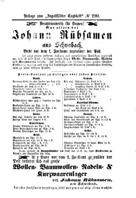 Ingolstädter Tagblatt Freitag 8. Dezember 1871