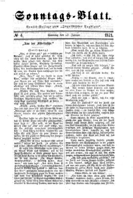 Ingolstädter Tagblatt. Sonntagsblatt (Ingolstädter Tagblatt) Sonntag 22. Januar 1871