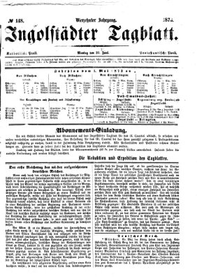 Ingolstädter Tagblatt Montag 30. Juni 1873