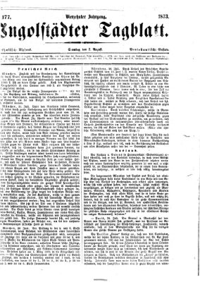 Ingolstädter Tagblatt Samstag 2. August 1873