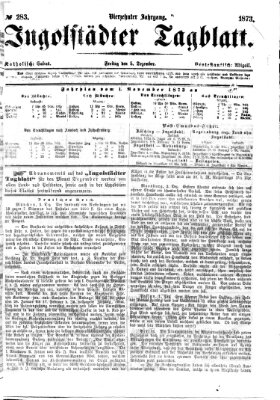 Ingolstädter Tagblatt Freitag 5. Dezember 1873