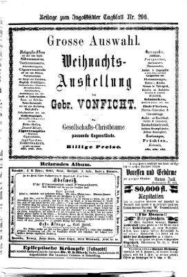 Ingolstädter Tagblatt Samstag 20. Dezember 1873