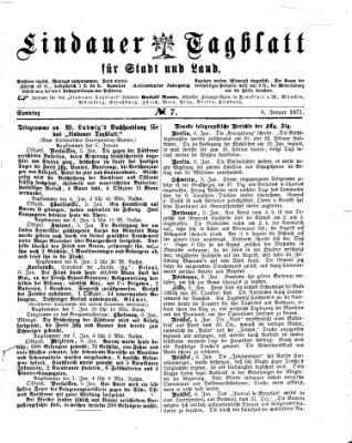 Lindauer Tagblatt für Stadt und Land Sonntag 8. Januar 1871