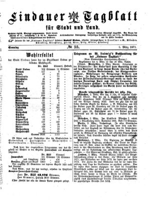 Lindauer Tagblatt für Stadt und Land Sonntag 5. März 1871