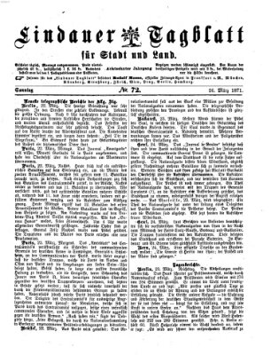 Lindauer Tagblatt für Stadt und Land Sonntag 26. März 1871