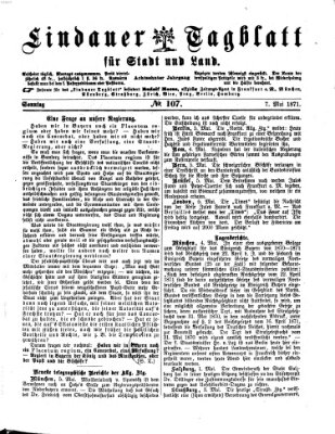 Lindauer Tagblatt für Stadt und Land Sonntag 7. Mai 1871