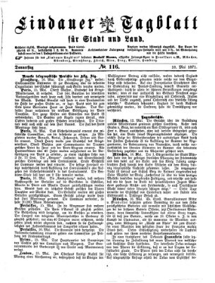 Lindauer Tagblatt für Stadt und Land Donnerstag 18. Mai 1871