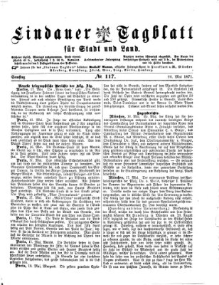 Lindauer Tagblatt für Stadt und Land Samstag 20. Mai 1871