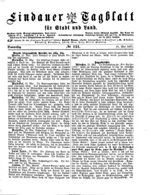 Lindauer Tagblatt für Stadt und Land Donnerstag 25. Mai 1871