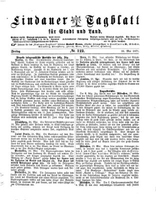 Lindauer Tagblatt für Stadt und Land Freitag 26. Mai 1871