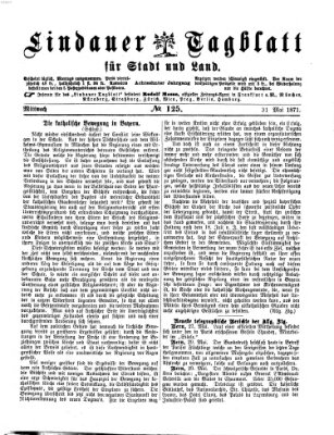 Lindauer Tagblatt für Stadt und Land Mittwoch 31. Mai 1871