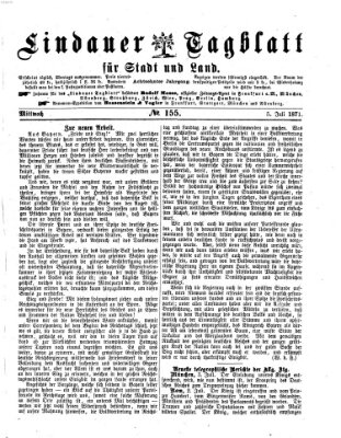 Lindauer Tagblatt für Stadt und Land Mittwoch 5. Juli 1871