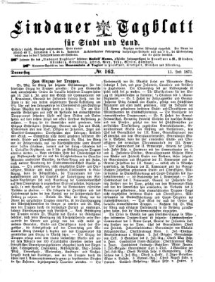 Lindauer Tagblatt für Stadt und Land Donnerstag 13. Juli 1871