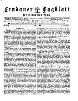 Lindauer Tagblatt für Stadt und Land Samstag 15. Juli 1871