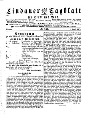 Lindauer Tagblatt für Stadt und Land Mittwoch 9. August 1871