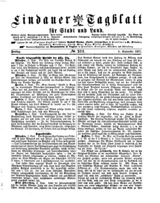 Lindauer Tagblatt für Stadt und Land Freitag 8. September 1871