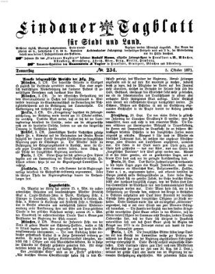 Lindauer Tagblatt für Stadt und Land Donnerstag 5. Oktober 1871