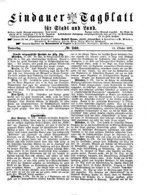 Lindauer Tagblatt für Stadt und Land Donnerstag 12. Oktober 1871