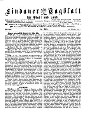 Lindauer Tagblatt für Stadt und Land Mittwoch 18. Oktober 1871