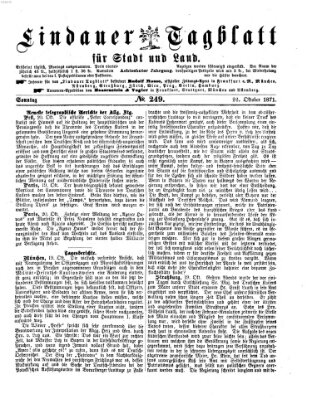 Lindauer Tagblatt für Stadt und Land Sonntag 22. Oktober 1871