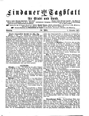 Lindauer Tagblatt für Stadt und Land Sonntag 5. November 1871