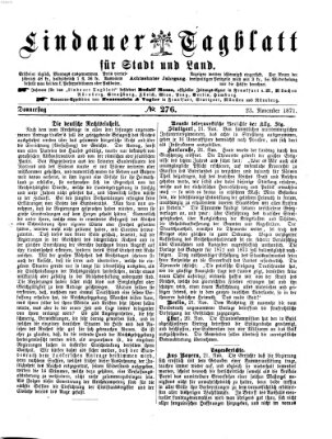 Lindauer Tagblatt für Stadt und Land Donnerstag 23. November 1871