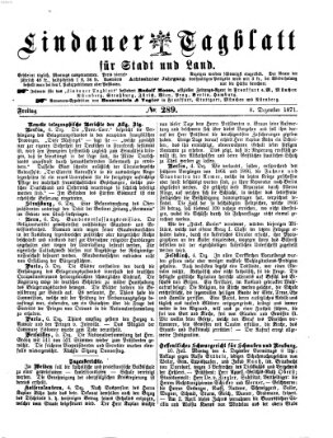 Lindauer Tagblatt für Stadt und Land Freitag 8. Dezember 1871