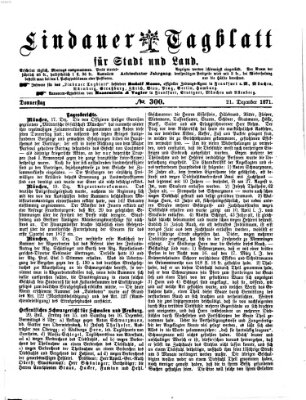 Lindauer Tagblatt für Stadt und Land Donnerstag 21. Dezember 1871