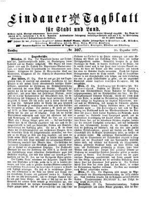 Lindauer Tagblatt für Stadt und Land Samstag 30. Dezember 1871