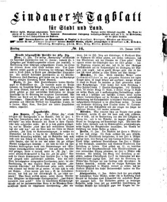 Lindauer Tagblatt für Stadt und Land Freitag 19. Januar 1872