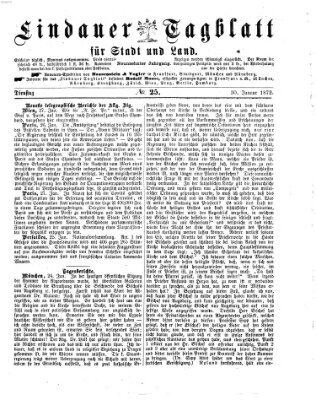 Lindauer Tagblatt für Stadt und Land Dienstag 30. Januar 1872