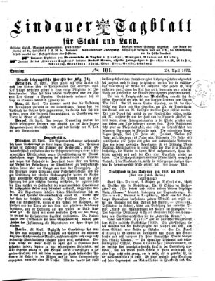 Lindauer Tagblatt für Stadt und Land Sonntag 28. April 1872