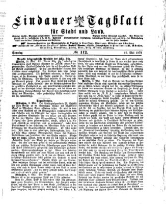 Lindauer Tagblatt für Stadt und Land Sonntag 12. Mai 1872