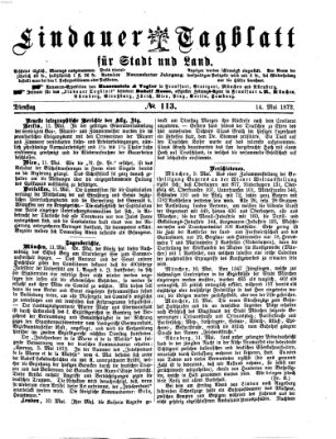 Lindauer Tagblatt für Stadt und Land Dienstag 14. Mai 1872