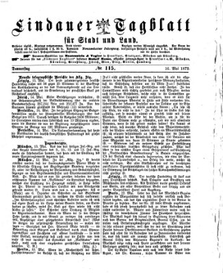 Lindauer Tagblatt für Stadt und Land Donnerstag 16. Mai 1872