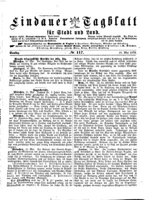 Lindauer Tagblatt für Stadt und Land Samstag 18. Mai 1872