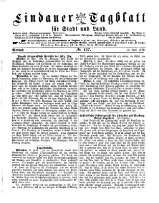 Lindauer Tagblatt für Stadt und Land Mittwoch 12. Juni 1872