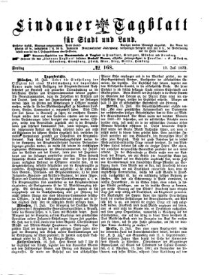 Lindauer Tagblatt für Stadt und Land Freitag 19. Juli 1872