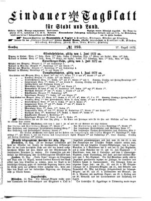 Lindauer Tagblatt für Stadt und Land Samstag 17. August 1872