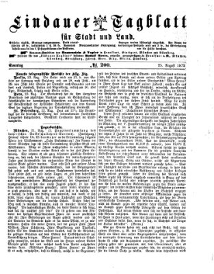 Lindauer Tagblatt für Stadt und Land Sonntag 25. August 1872