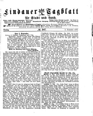 Lindauer Tagblatt für Stadt und Land Dienstag 3. September 1872