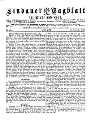 Lindauer Tagblatt für Stadt und Land Sonntag 29. September 1872