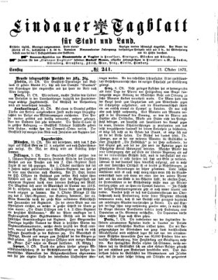 Lindauer Tagblatt für Stadt und Land Samstag 12. Oktober 1872