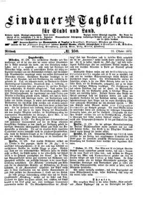 Lindauer Tagblatt für Stadt und Land Mittwoch 23. Oktober 1872