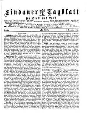 Lindauer Tagblatt für Stadt und Land Freitag 6. Dezember 1872