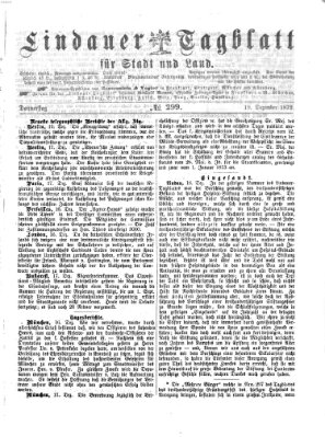 Lindauer Tagblatt für Stadt und Land Donnerstag 19. Dezember 1872