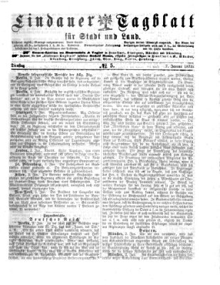 Lindauer Tagblatt für Stadt und Land Dienstag 7. Januar 1873