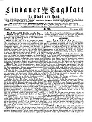 Lindauer Tagblatt für Stadt und Land Dienstag 28. Januar 1873