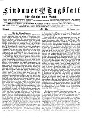 Lindauer Tagblatt für Stadt und Land Mittwoch 29. Januar 1873