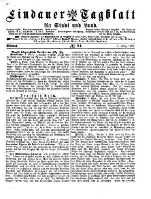 Lindauer Tagblatt für Stadt und Land Mittwoch 5. März 1873